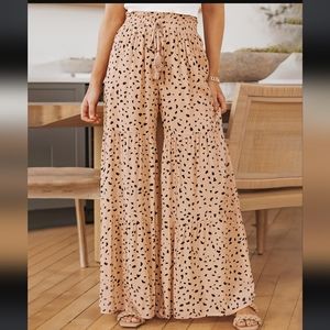 New Dalmatian print Palazzo Pants